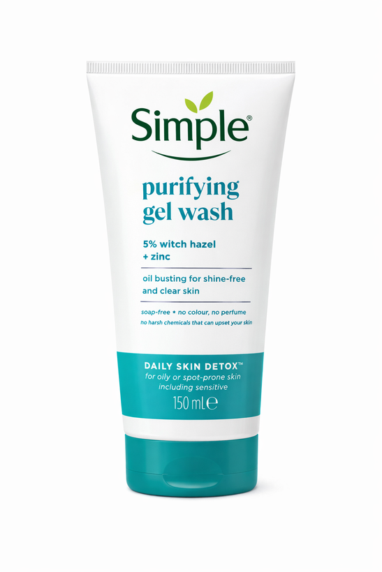 ژل شستشو صورت سیمپل مدل Purifying (پوست چرب و مختلط)